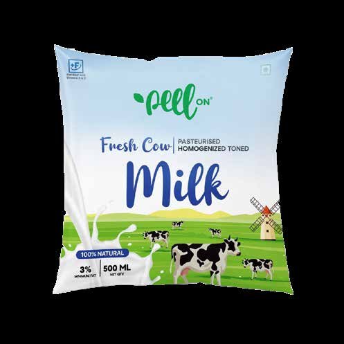 PeelON Milk Packaging